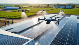 Nettoyage par drone : est-ce une solution viable pour les grandes toitures agricoles ?